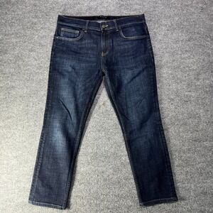 DSTLD‎ Skinny Jeans Men's Blue Denim Mid Rise Stretch Pockets Zip Fly - 35X26.5